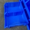 Thùng nhựa màu xanh có thể xếp chồng lên nhau 20kg Nuts và Bu lông Thùng lưu trữ